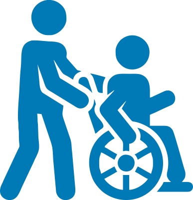 Ikona asystenta osoby niepełnosprawnej